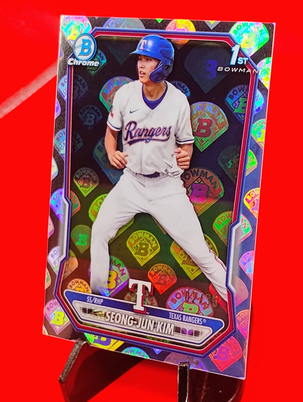 Seong Jun-Kim 2026 Bowman #BCP-45 1st Bowman LogoFractor #2/35 Jersey Match