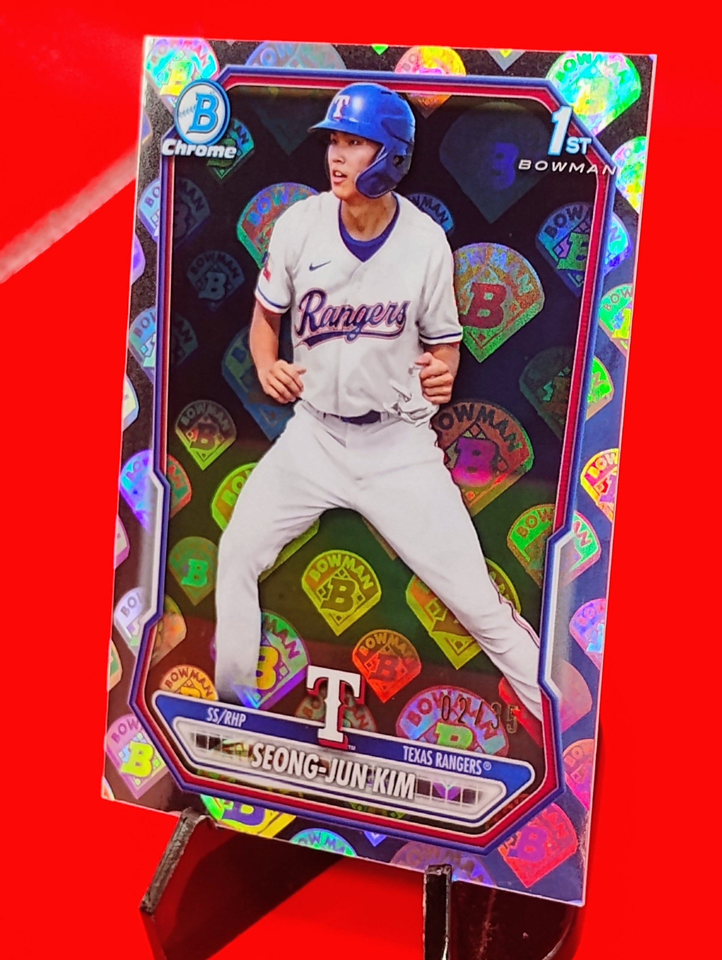 Seong Jun-Kim 2026 Bowman #BCP-45 1st Bowman LogoFractor #2/35 Jersey Match