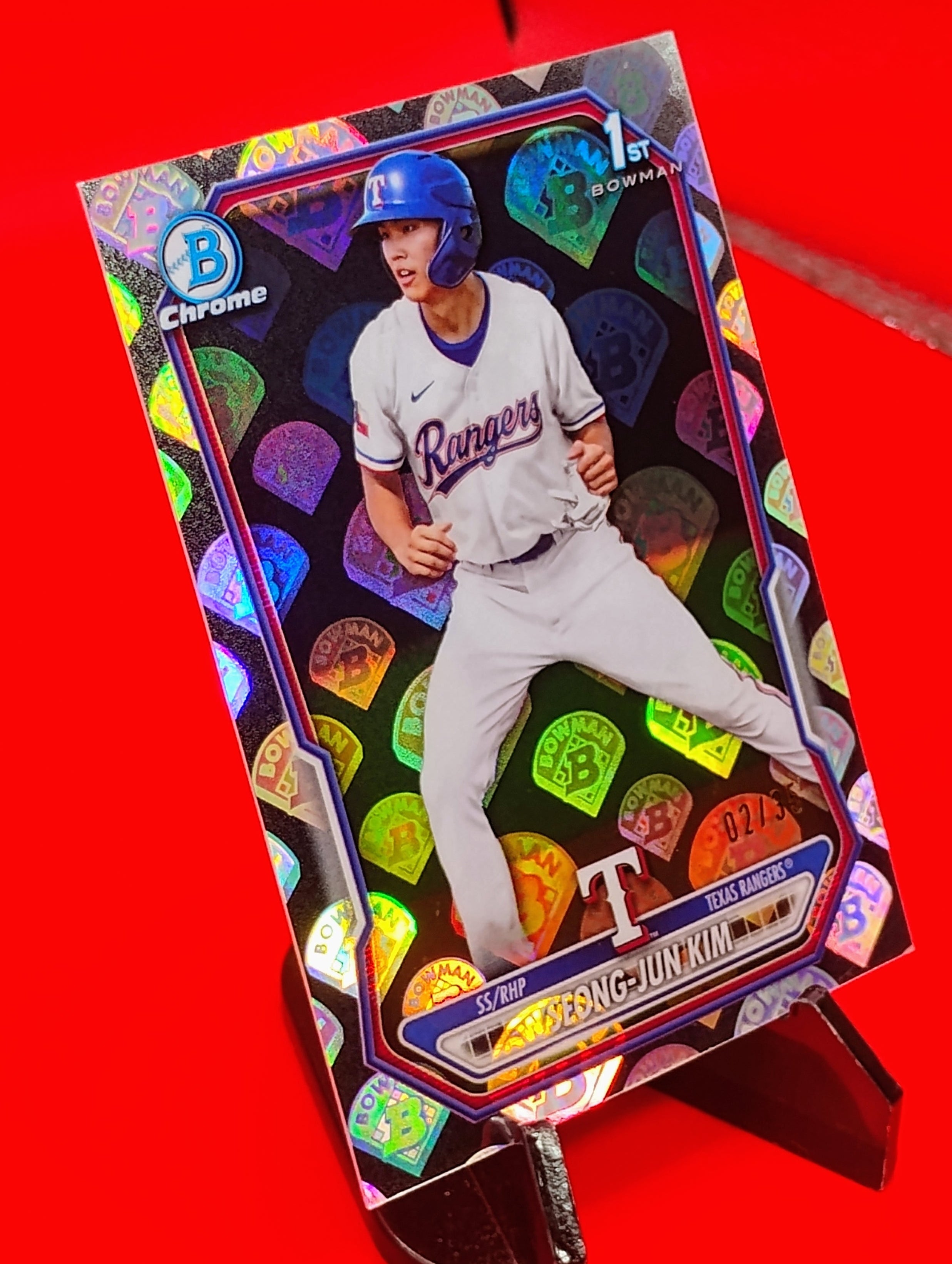 Seong Jun-Kim 2026 Bowman #BCP-45 1st Bowman LogoFractor #2/35 Jersey Match