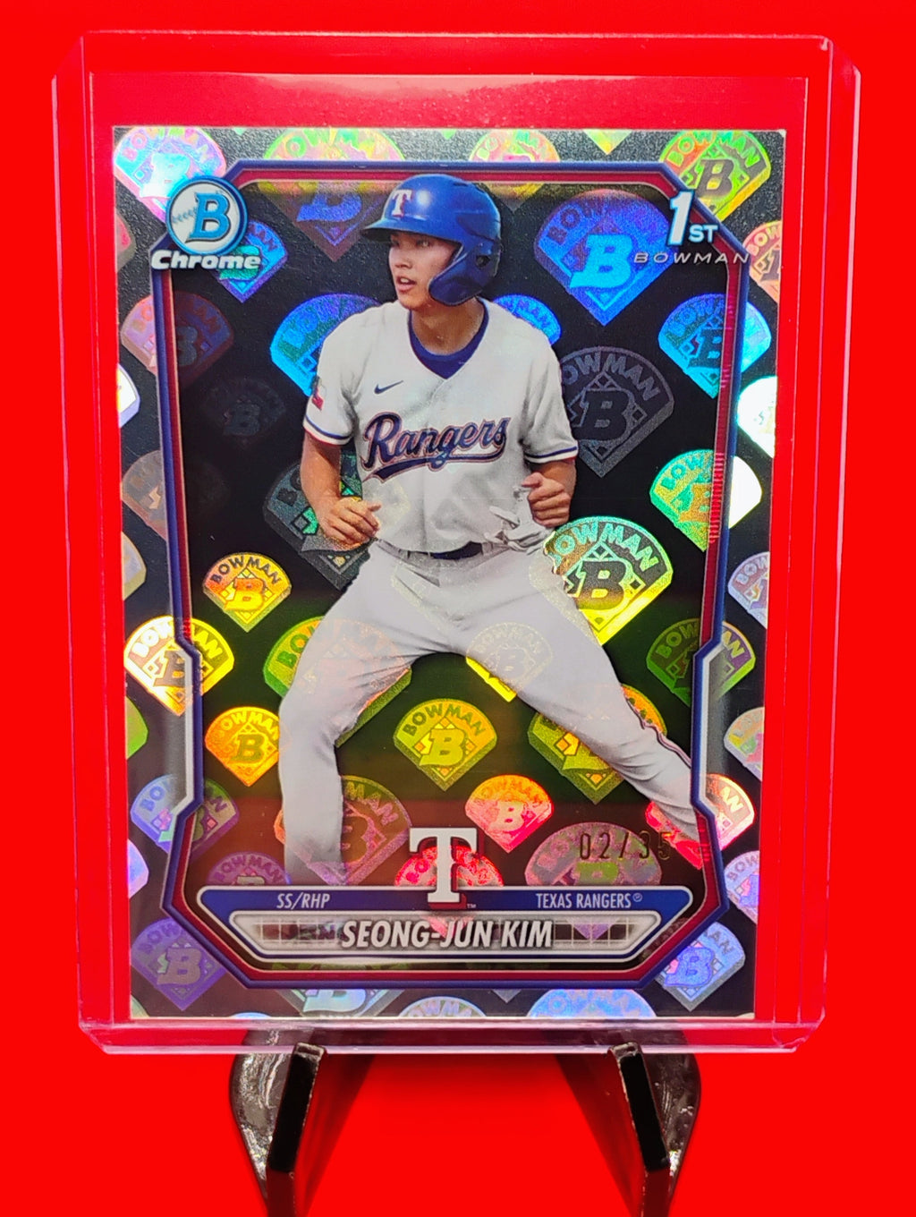 Seong Jun-Kim 2026 Bowman #BCP-45 1st Bowman LogoFractor #2/35 Jersey Match